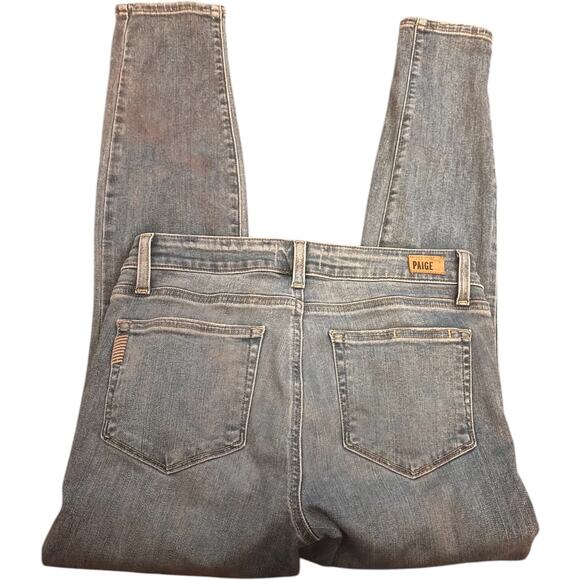 PAIGE Women's Verdugo Ankle Button Fly Mid-Rise Jeans, Women's Size 28 - Picture 4 of 7